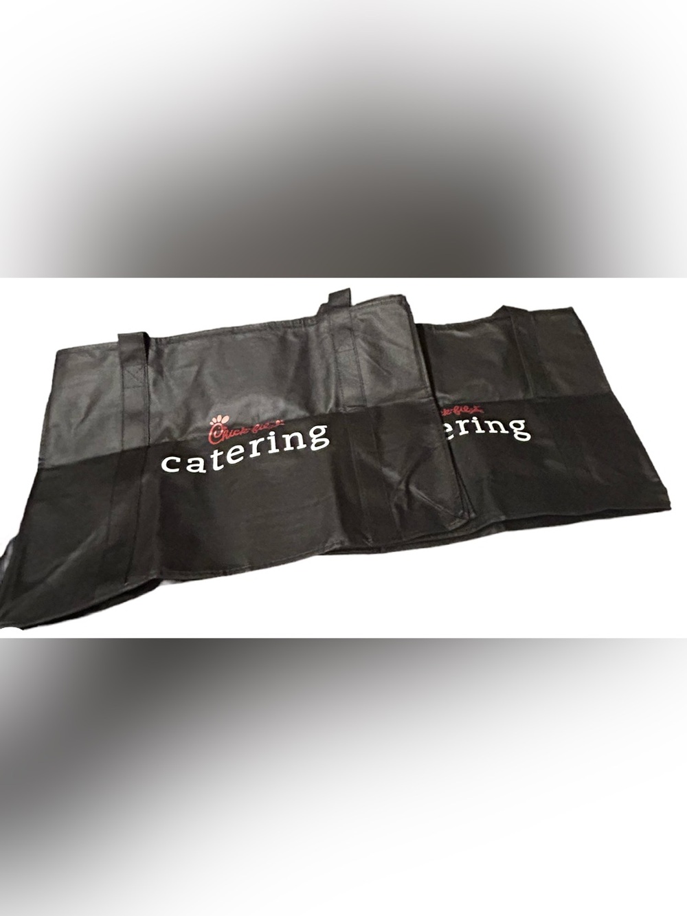 Chick-fil-A Catering Tote Bags - Black with Red & White Logo